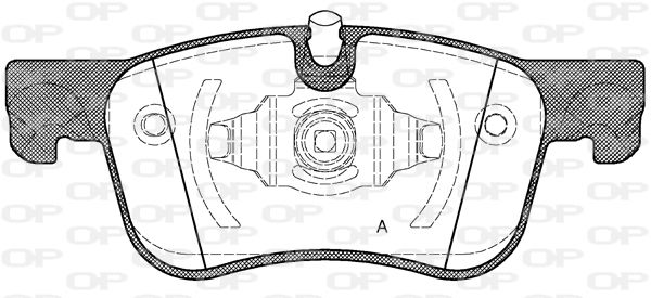 OPEN PARTS Jarrupala, levyjarru BPA1580.00